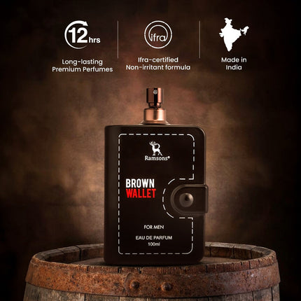 Ramsons Brown Wallet Eau De Parfum 100ml