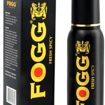 FOGG Black Fresh Spicy Fragrance Body Spray for Men 120ml