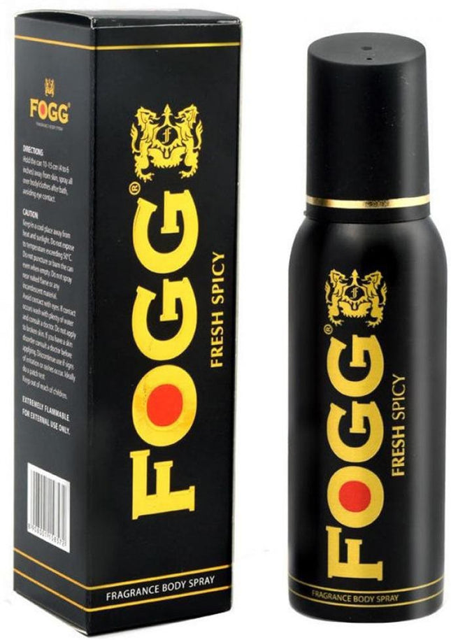 FOGG Black Fresh Spicy Fragrance Body Spray for Men 120ml