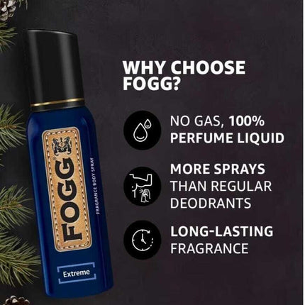 FOGG Exclusive Extreme Fragrance Body Spray for Men 120ml