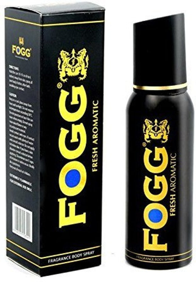 FOGG Black Fresh Aromatic Fragrance Body Spray for Men 120ml