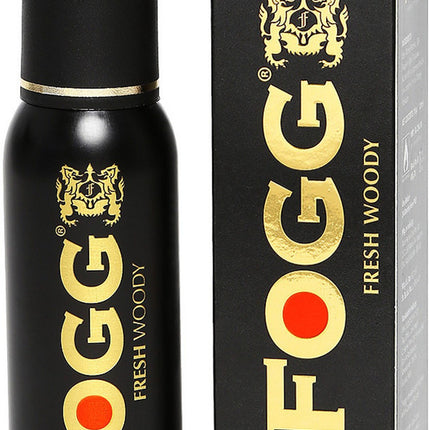 FOGG Black Fresh Woody Fragrance Body Spray for Men 120ml