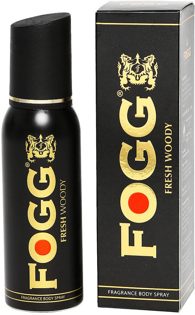 FOGG Black Fresh Woody Fragrance Body Spray for Men 120ml