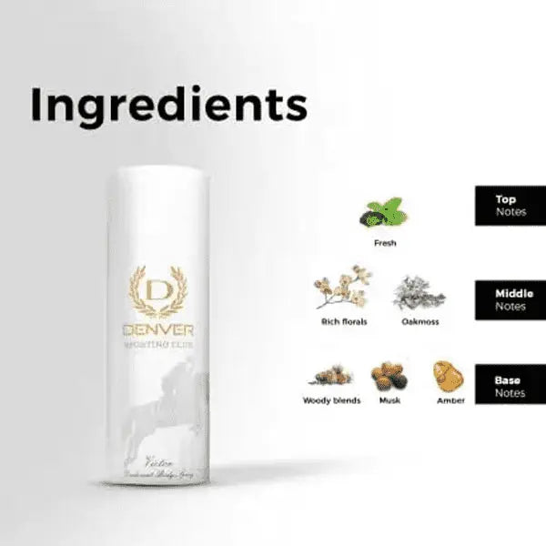 Denver Sporting Club Victor Deodorant Body Spray for Men 150ml