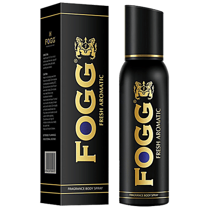 FOGG Black Fresh Aromatic Fragrance Body Spray for Men 120ml