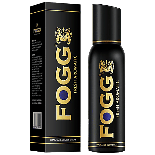 FOGG Black Fresh Aromatic Fragrance Body Spray for Men 120ml