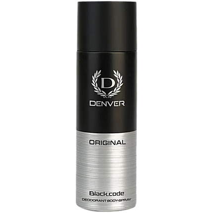 Denver Original Black Code Deodorant Body Spray for Men 150ml