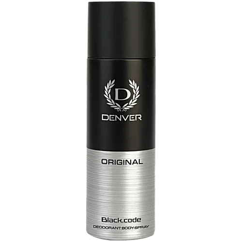 Denver Original Black Code Deodorant Body Spray for Men 150ml