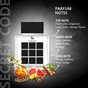 Ramsons Secret Code Eau De Parfum 100ml
