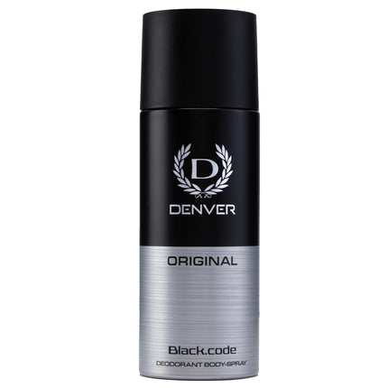 Denver Original Black Code Deodorant Body Spray for Men 150ml