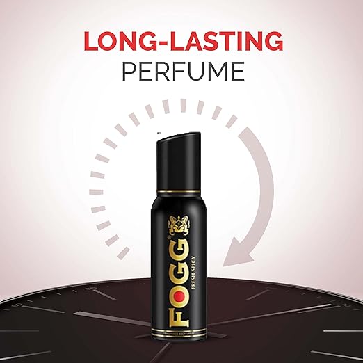 FOGG Black Fresh Spicy Fragrance Body Spray for Men 120ml