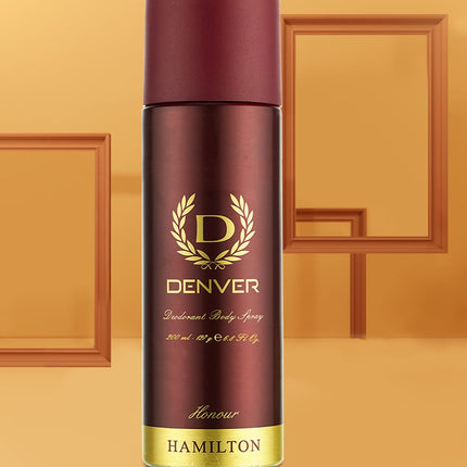Denver Hamilton Honour Deodorant Body Spray for Men 165ml