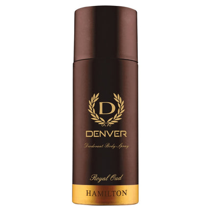 Denver Hamilton Royal Oud Deodorant Body Spray for Men 150ml