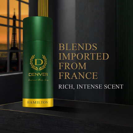 Denver Hamilton Deodorant Body Spray for Men 150ml