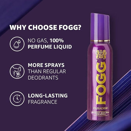FOGG Paradise Fragrance Body Spray for Women 120ml