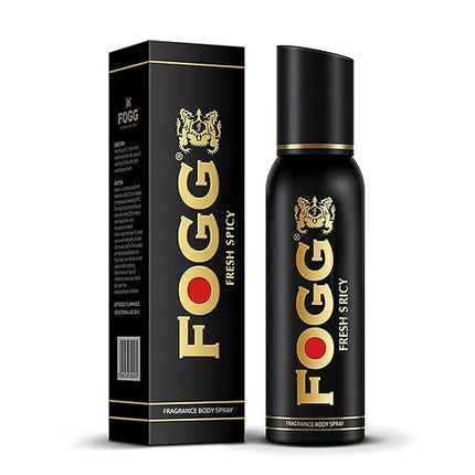 FOGG Black Fresh Spicy Fragrance Body Spray for Men 120ml