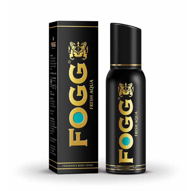 FOGG Black Fresh Aqua Fragrance Body Spray for Men 120ml