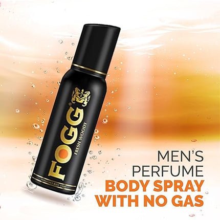 FOGG Black Fresh Woody Fragrance Body Spray for Men 120ml