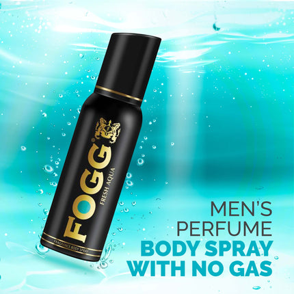FOGG Black Fresh Aqua Fragrance Body Spray for Men 120ml