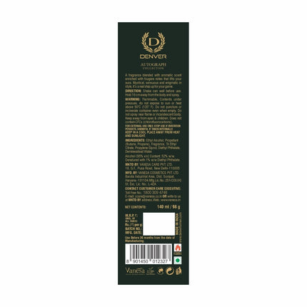Denver SRK Maestro Deodorant Body Spray for Men 140ml